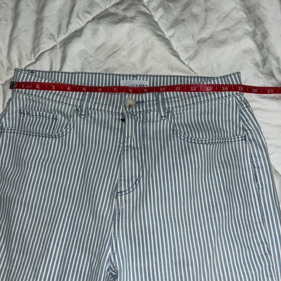 LOFT striped jeans - Picture 5 of 5